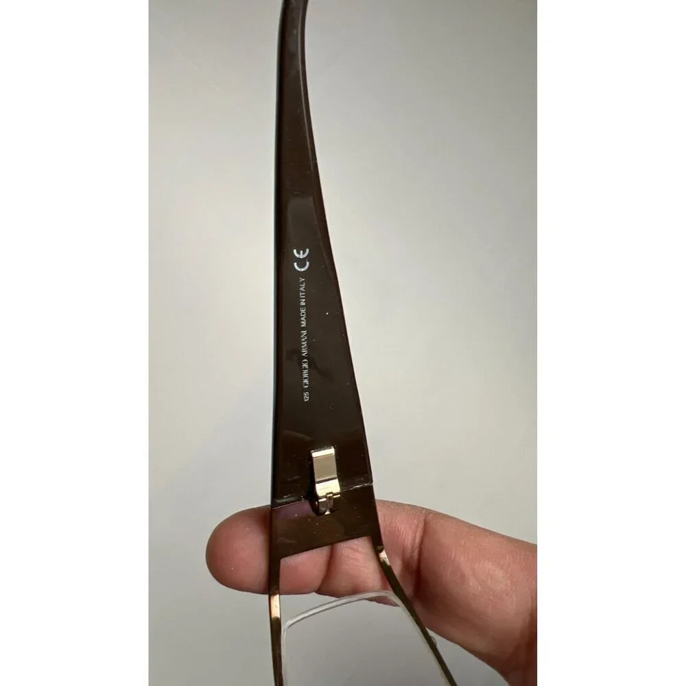 Giorgio Armani GA 543 NJG 125 Bronze Metal Brown Rectangle Eyeglass Frames - Picture 4 of 7